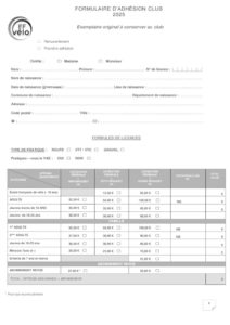 thumbnail of MODELE BULLETIN D ADHESION CLUB 2025